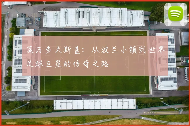 莱万多夫斯基：从波兰小镇到世界足球巨星的传奇之路